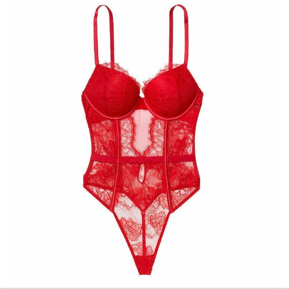 Victoria's Secret Other - New! Victoria's Secret bombshell Very Sexy Add 2 Cups Lace Bodysuit 22866